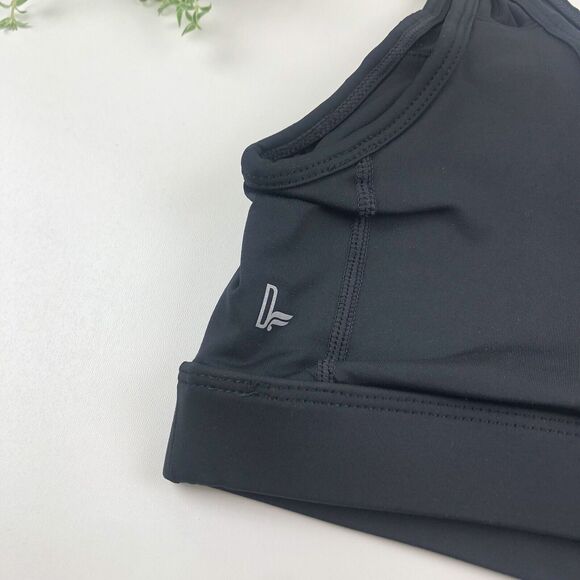 NWT Fabletics Veronica Black Lace UP Padded Sports Bra Women's Small - Picture 5 of 7